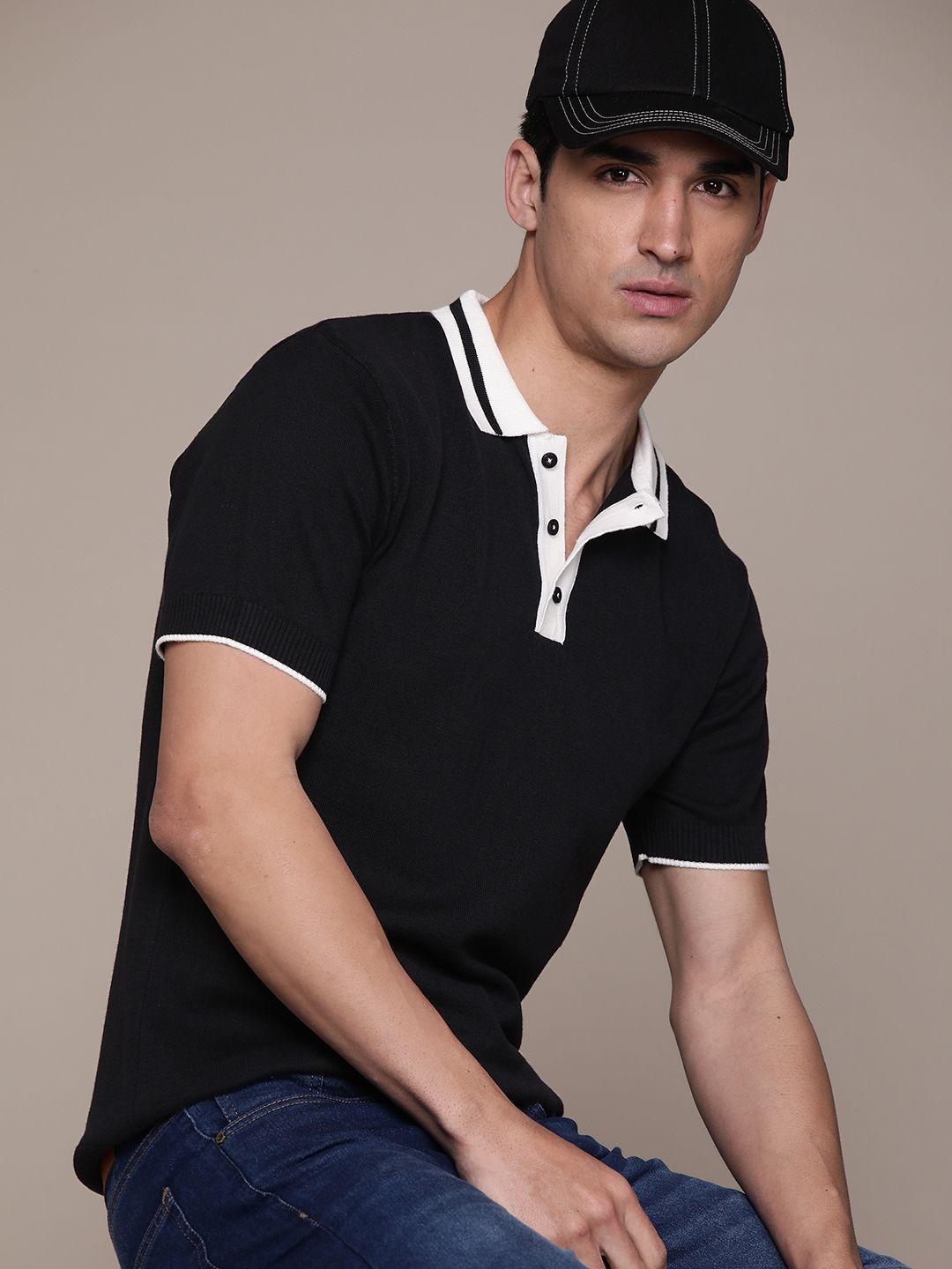 the roadster lifestyle co. pure cotton polo collar t-shirt