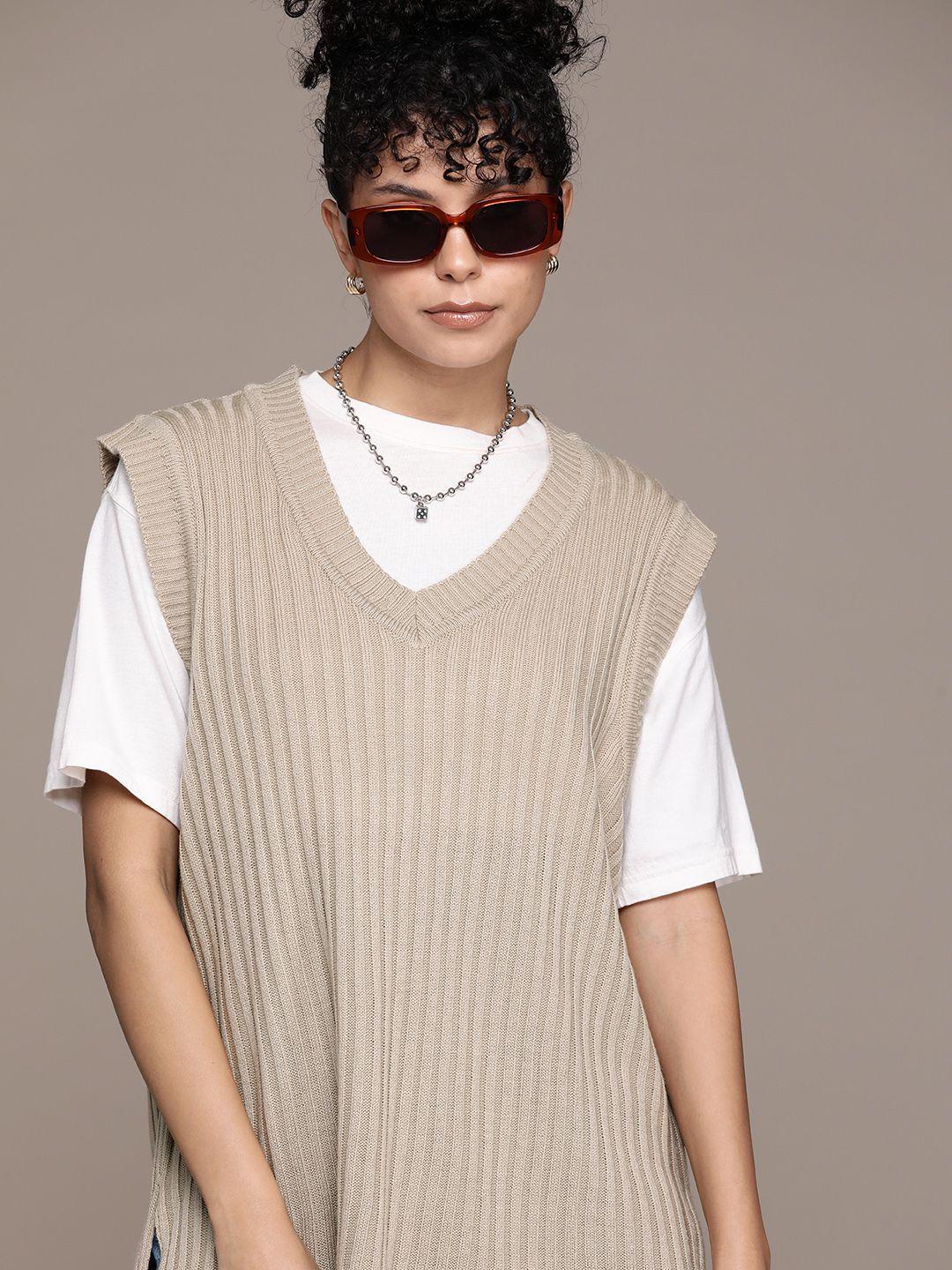 the roadster lifestyle co. ribbed acrylic sweater vest