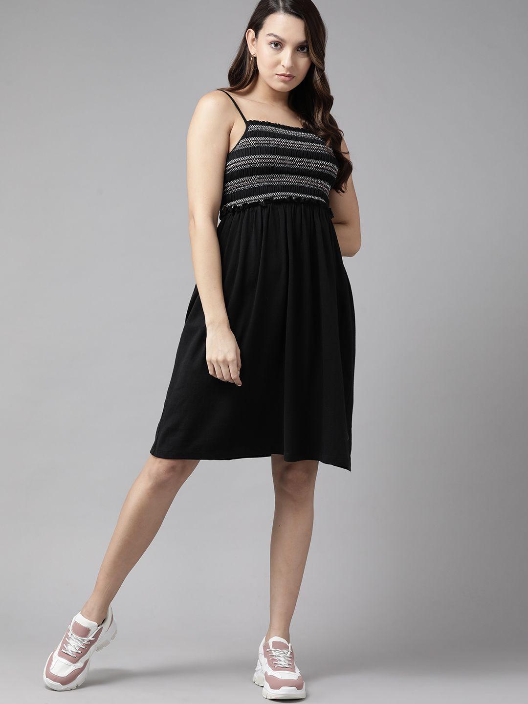 the roadster lifestyle co. smocked a-line dress