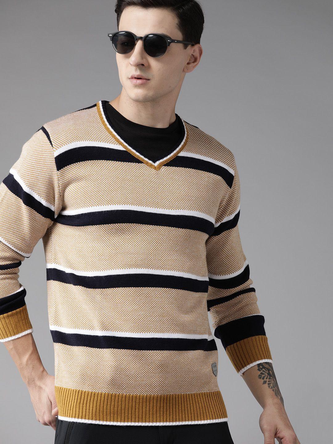 the roadster lifestyle co. striped acrylic pullover