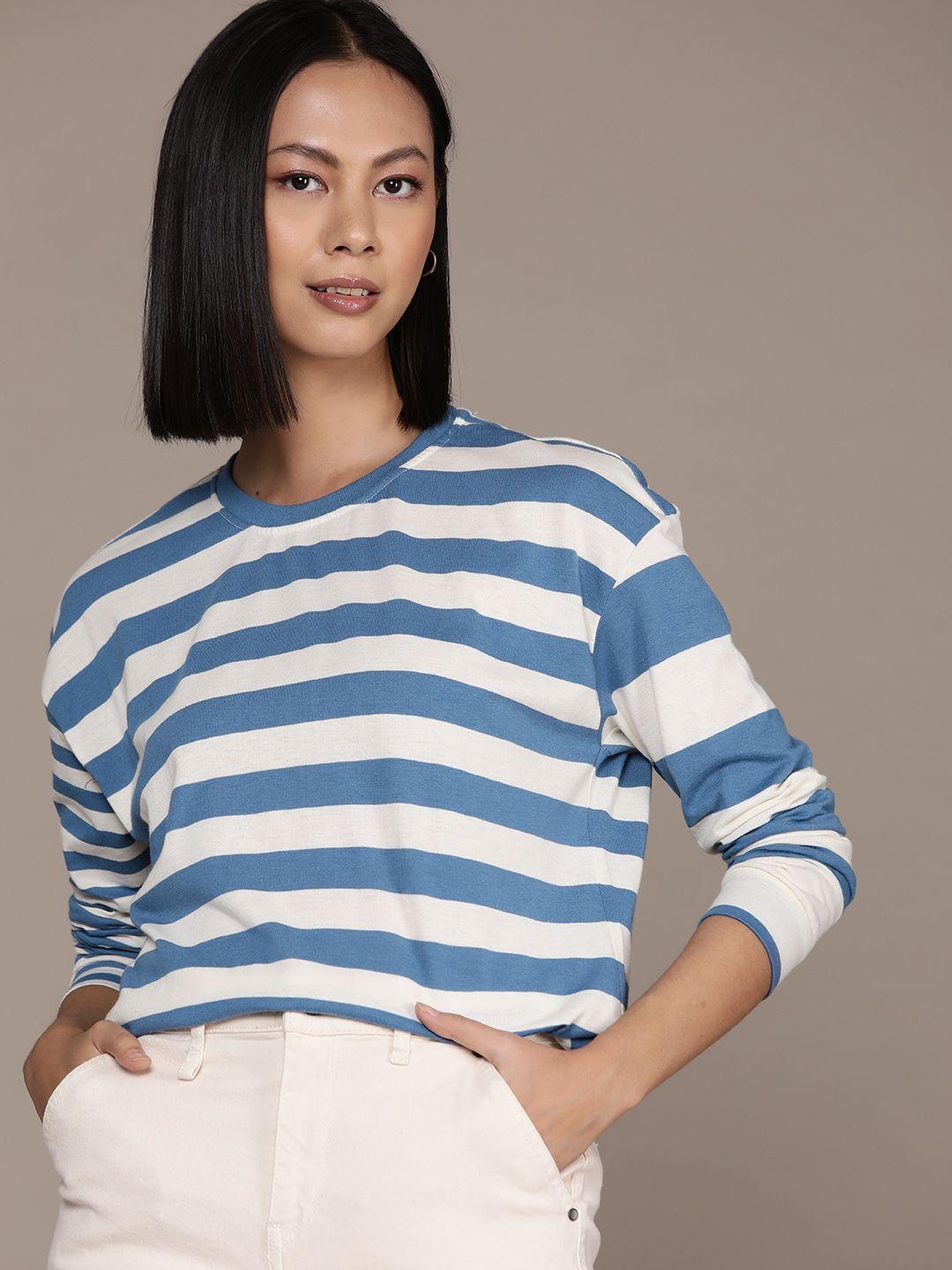 the roadster lifestyle co. striped boxy t-shirt