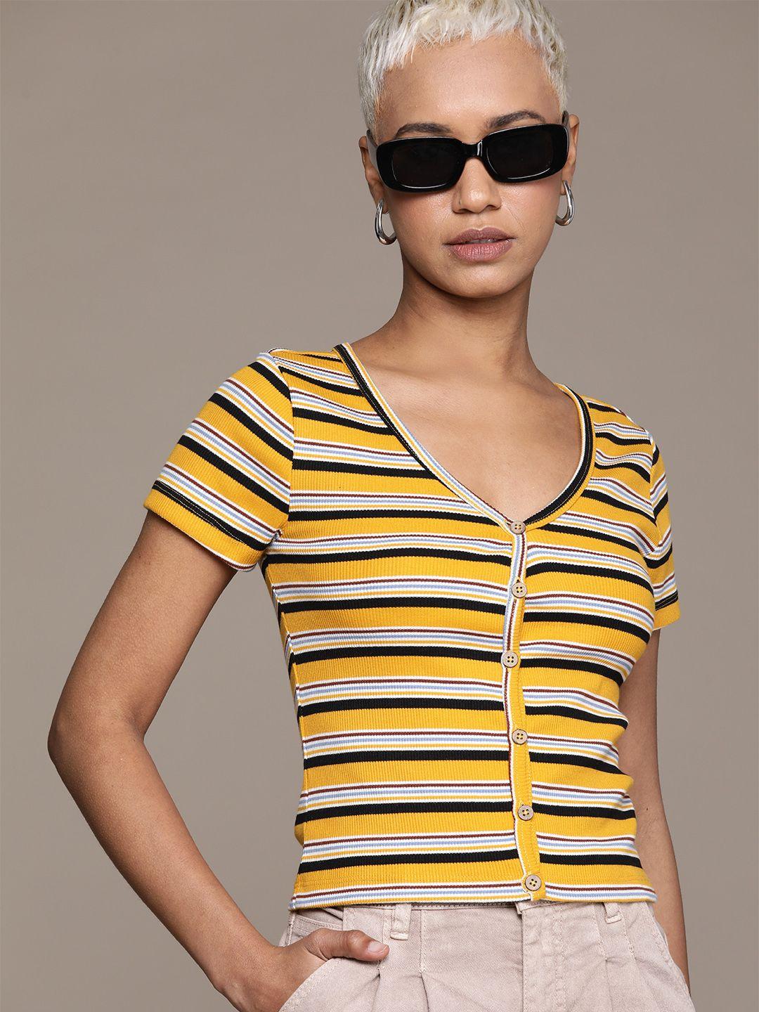 the roadster lifestyle co. striped fitted top