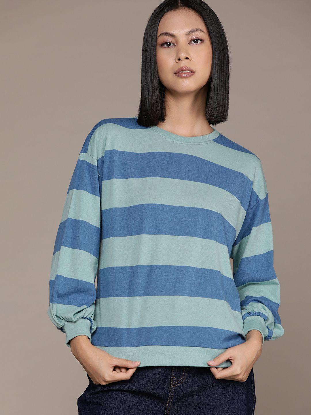 the roadster lifestyle co. striped oversized t-shirt