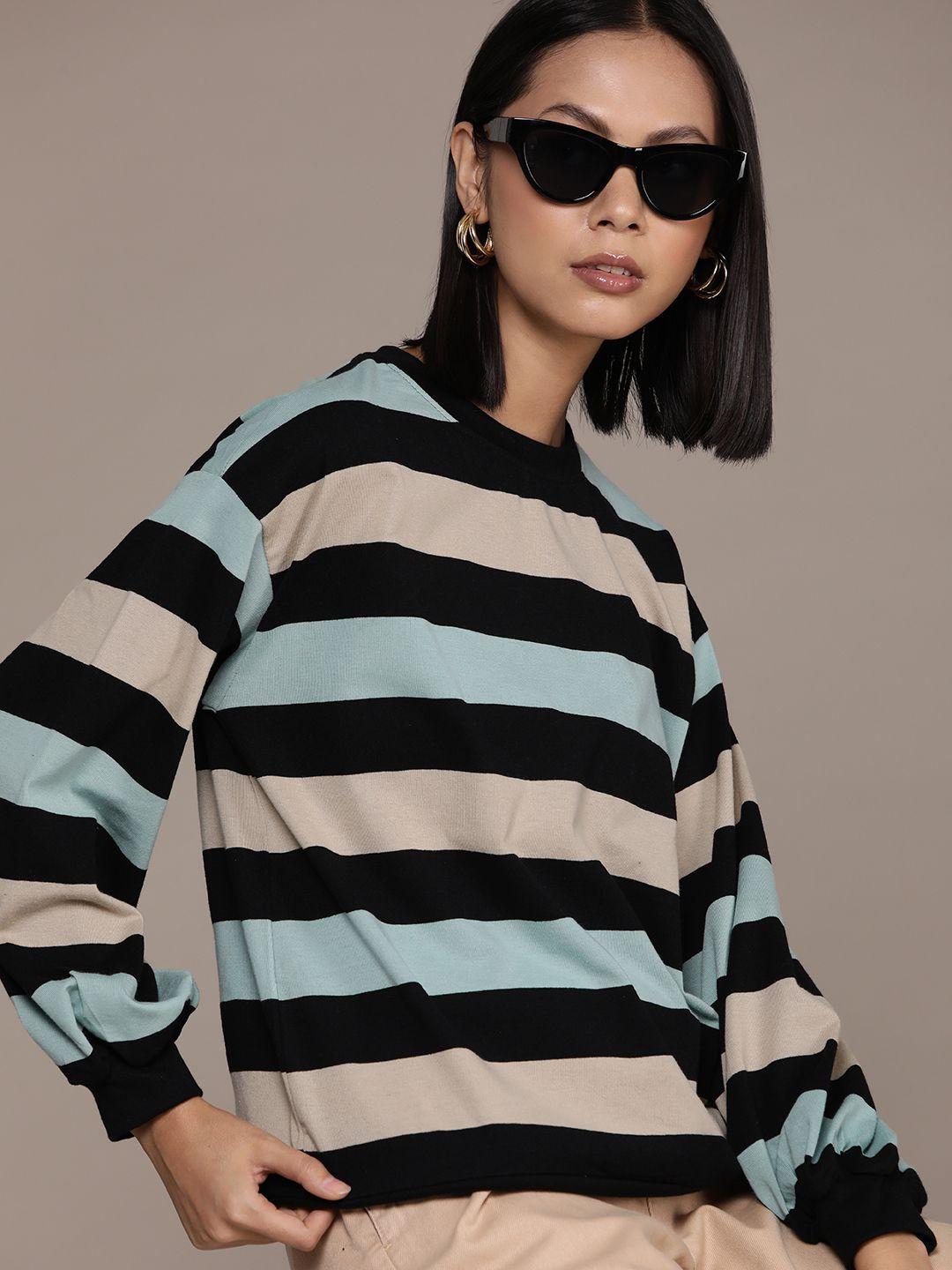 the roadster lifestyle co. striped oversized t-shirt
