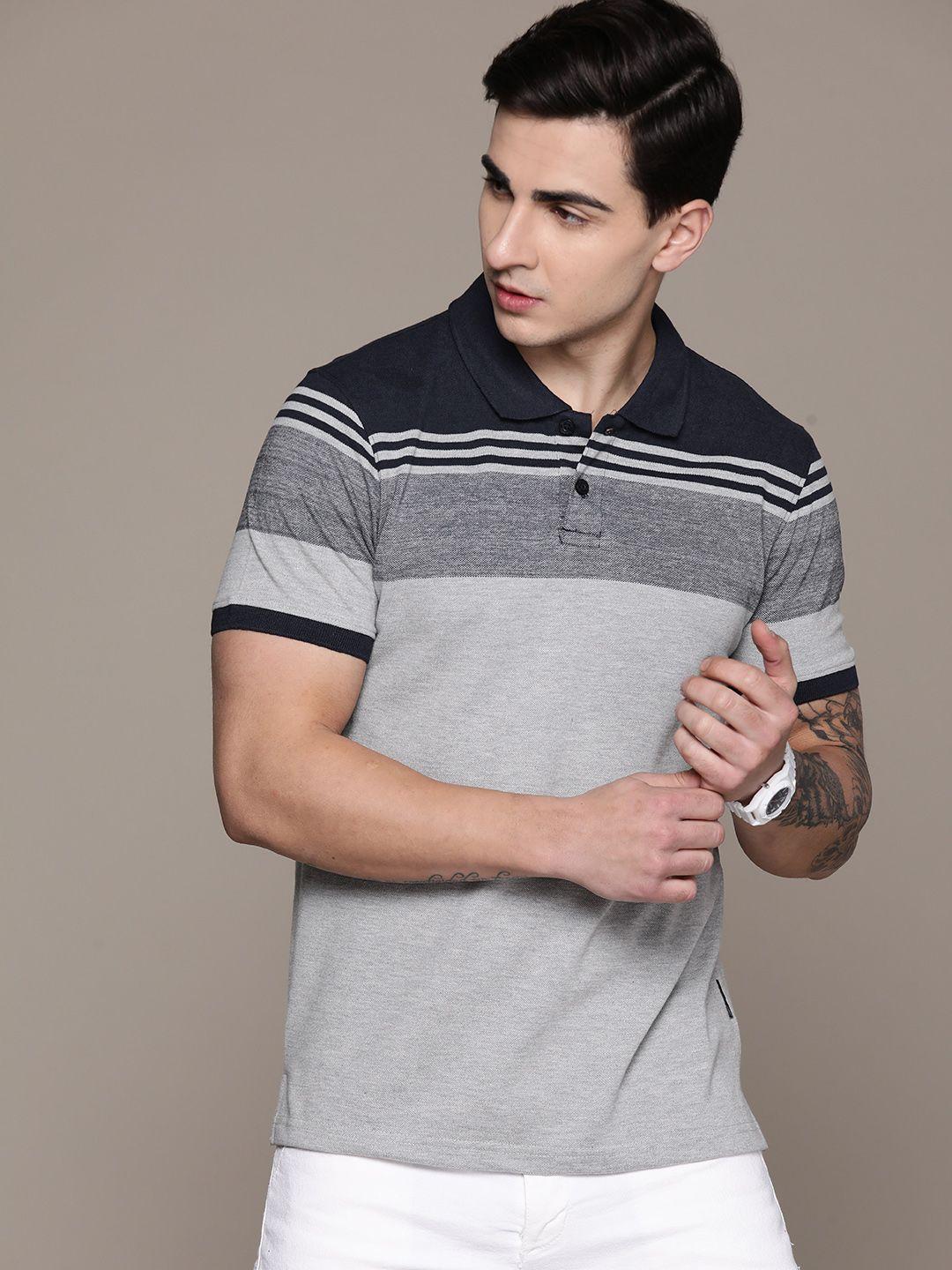 the roadster lifestyle co. striped polo collar t-shirt