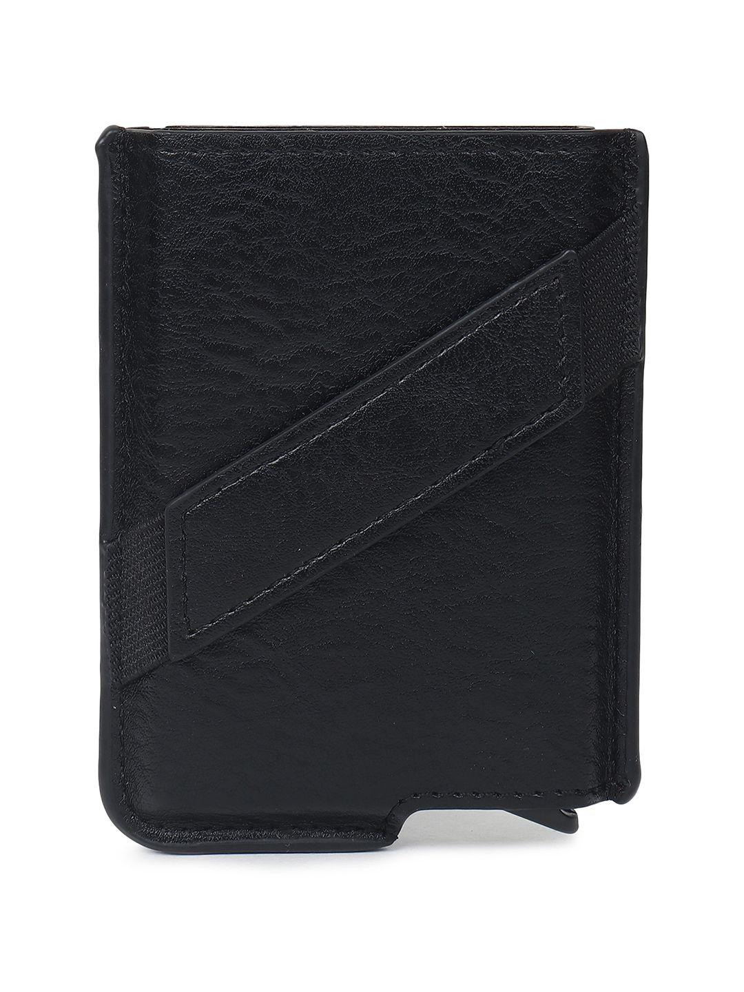 the roadster lifestyle co. textured leather card-holder wallets