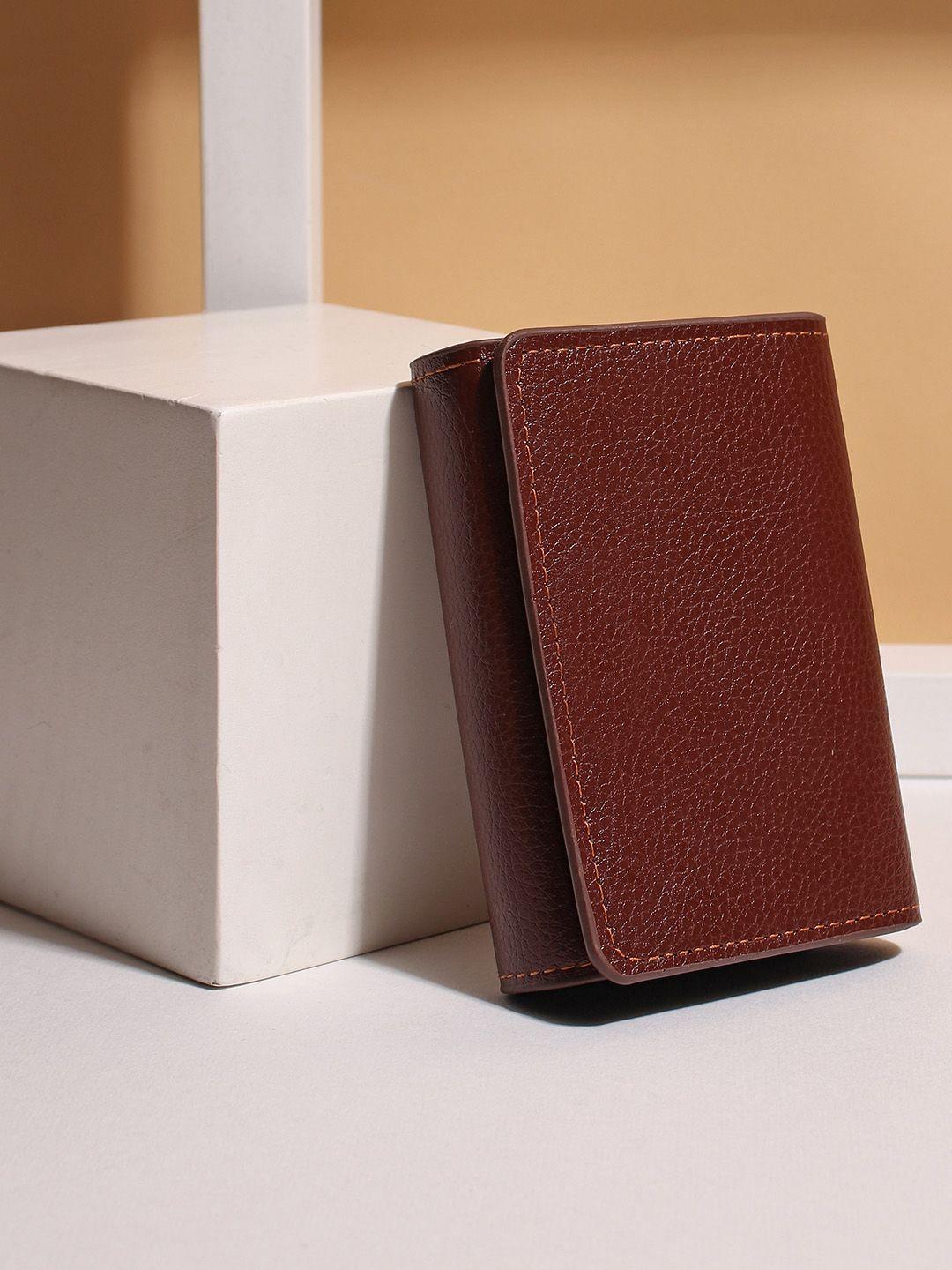 the roadster lifestyle co. textured leather card-holder wallets