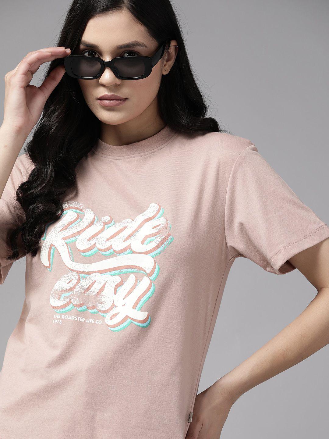 the roadster lifestyle co. typography printed t-shirt