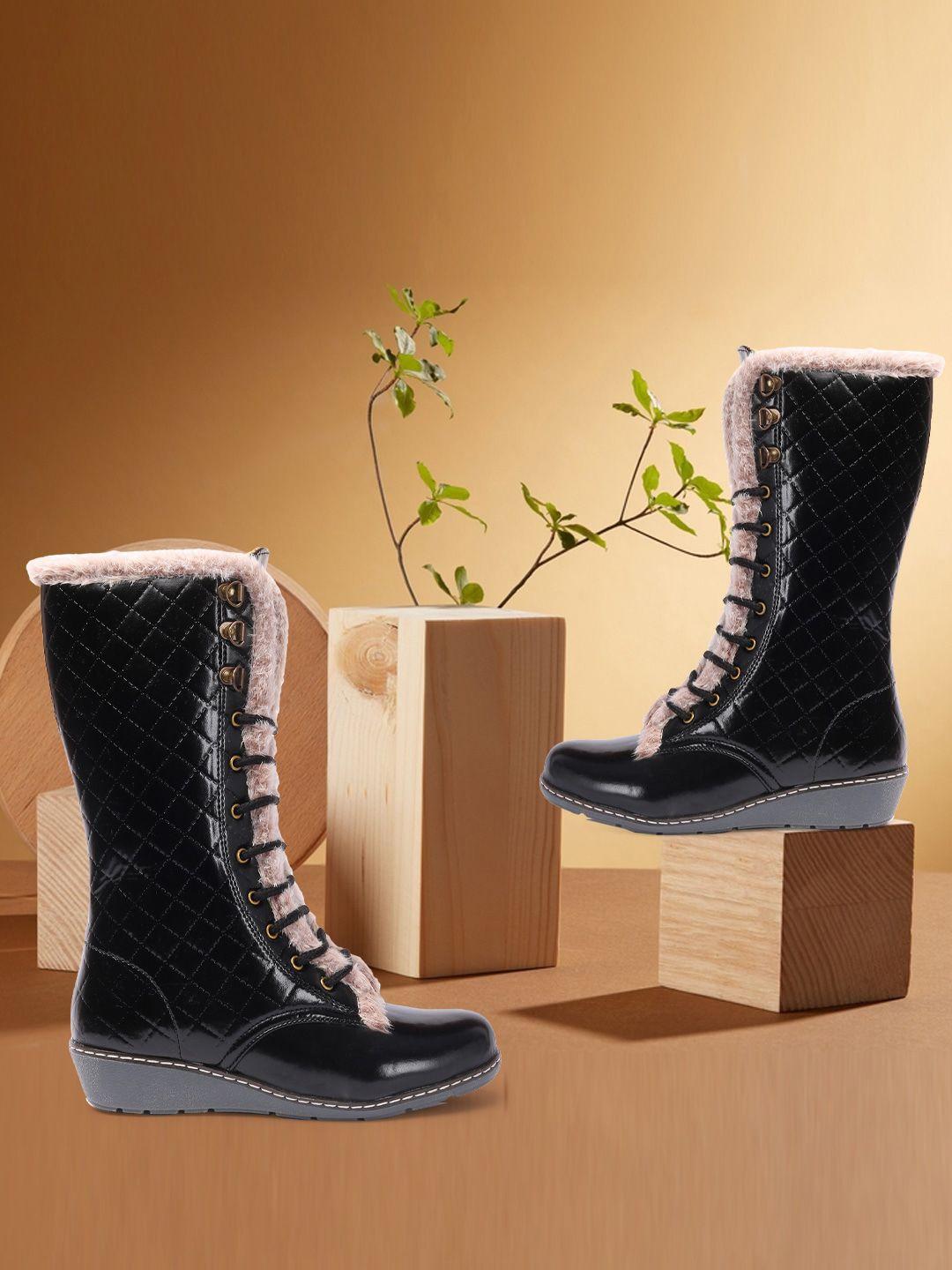 the roadster lifestyle co. women furry winter boots