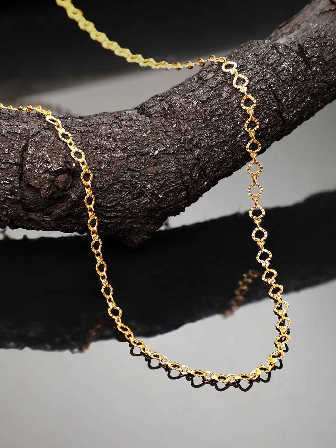 the roadster lifestyle co. women gold plated chain