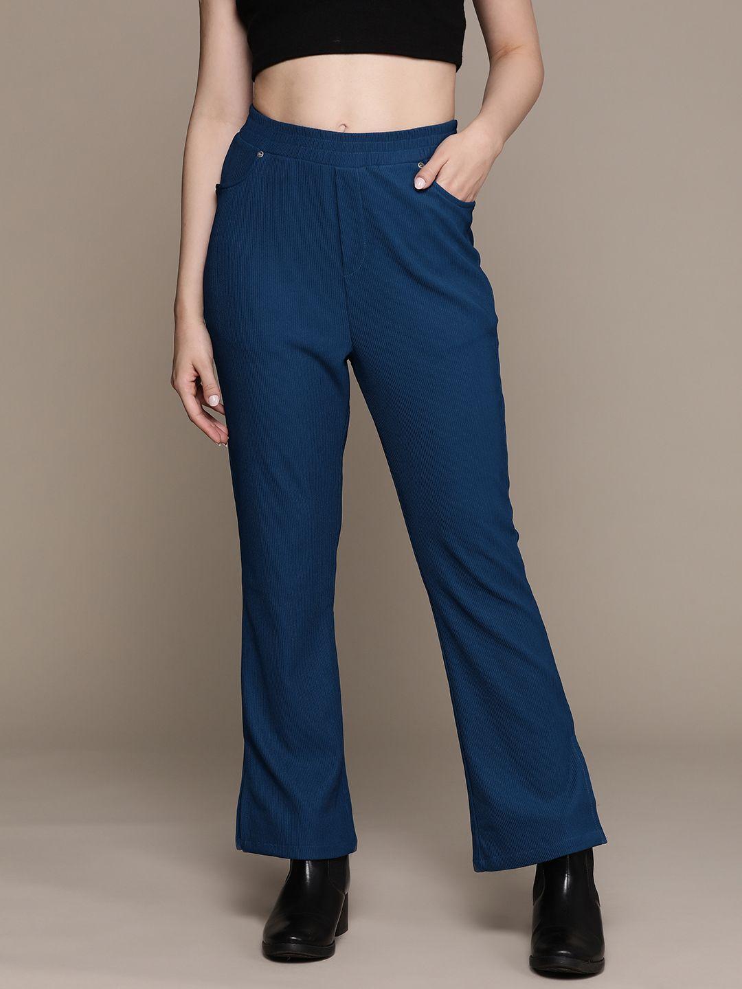 the roadster lifestyle co. women high-rise trousers