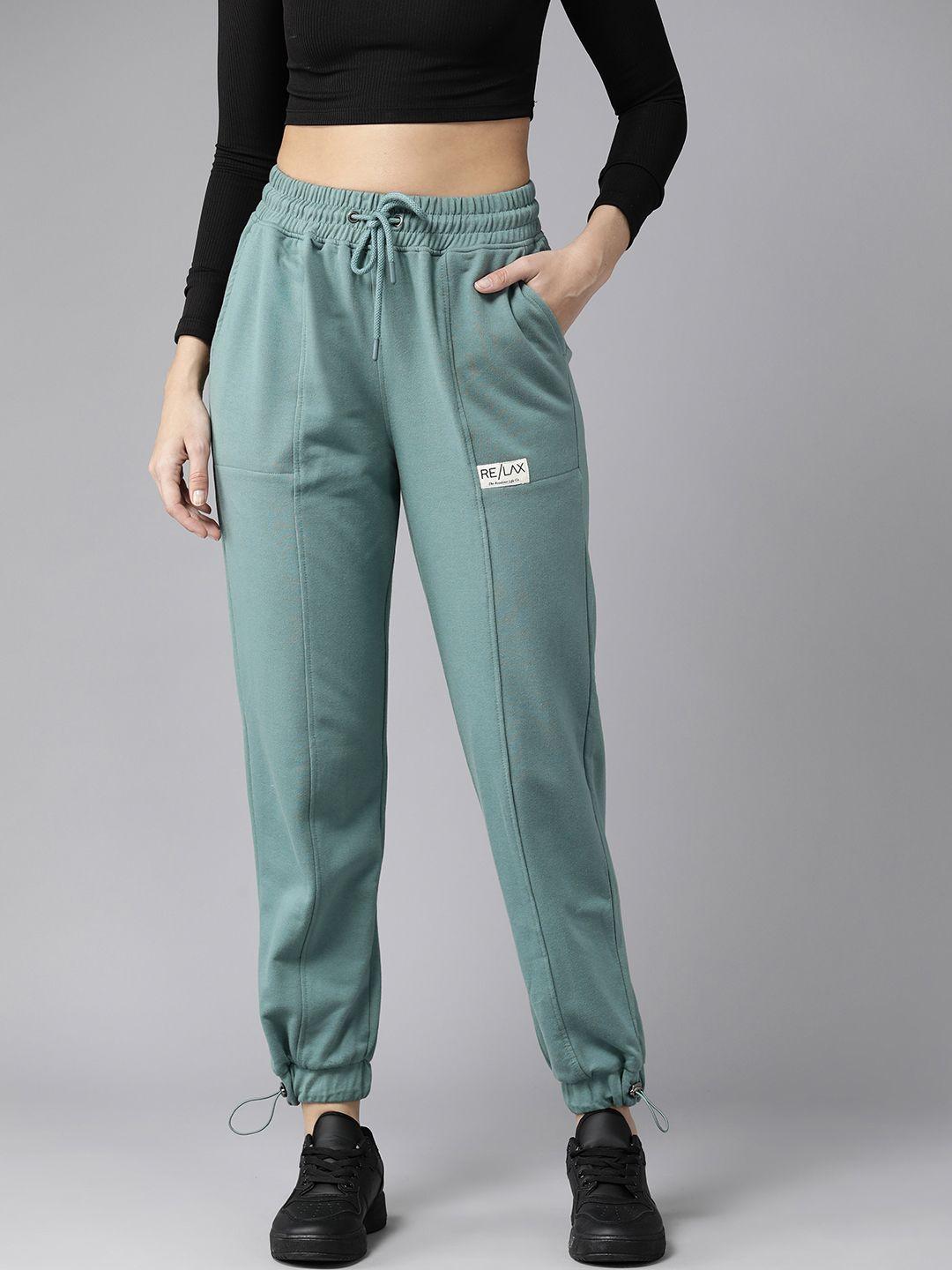 the roadster lifestyle co. women joggers with toggle hem