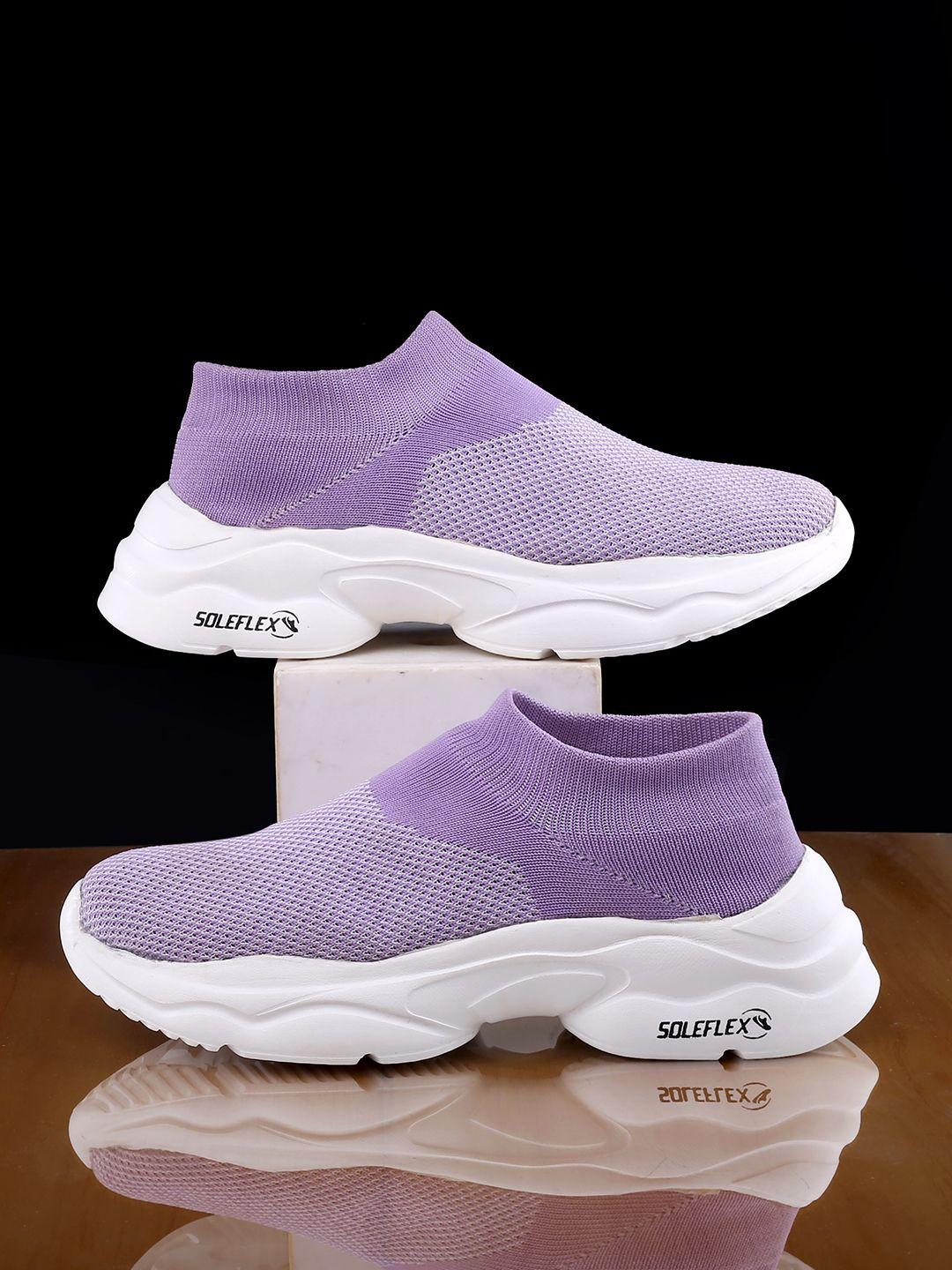 the roadster lifestyle co. women lavender lightweight slip-on sneakers