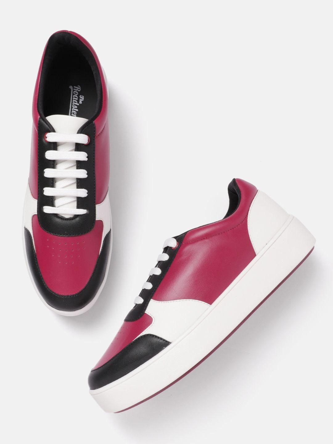 the roadster lifestyle co. women round-toe perforated sneakers