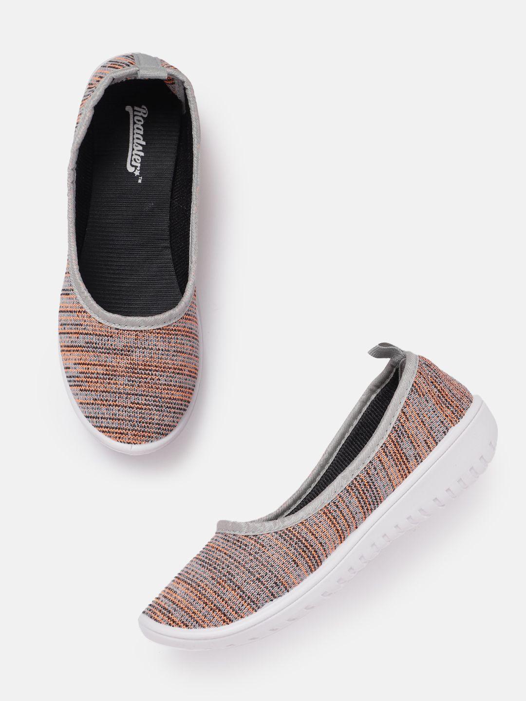the roadster lifestyle co. women woven design slip-on sneakers
