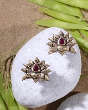 the sacred lotus cufflinks