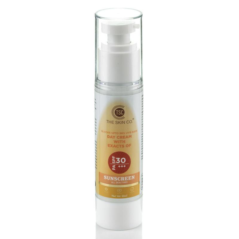 the skin co. sunscreen with spf 30 uva & uvb protection