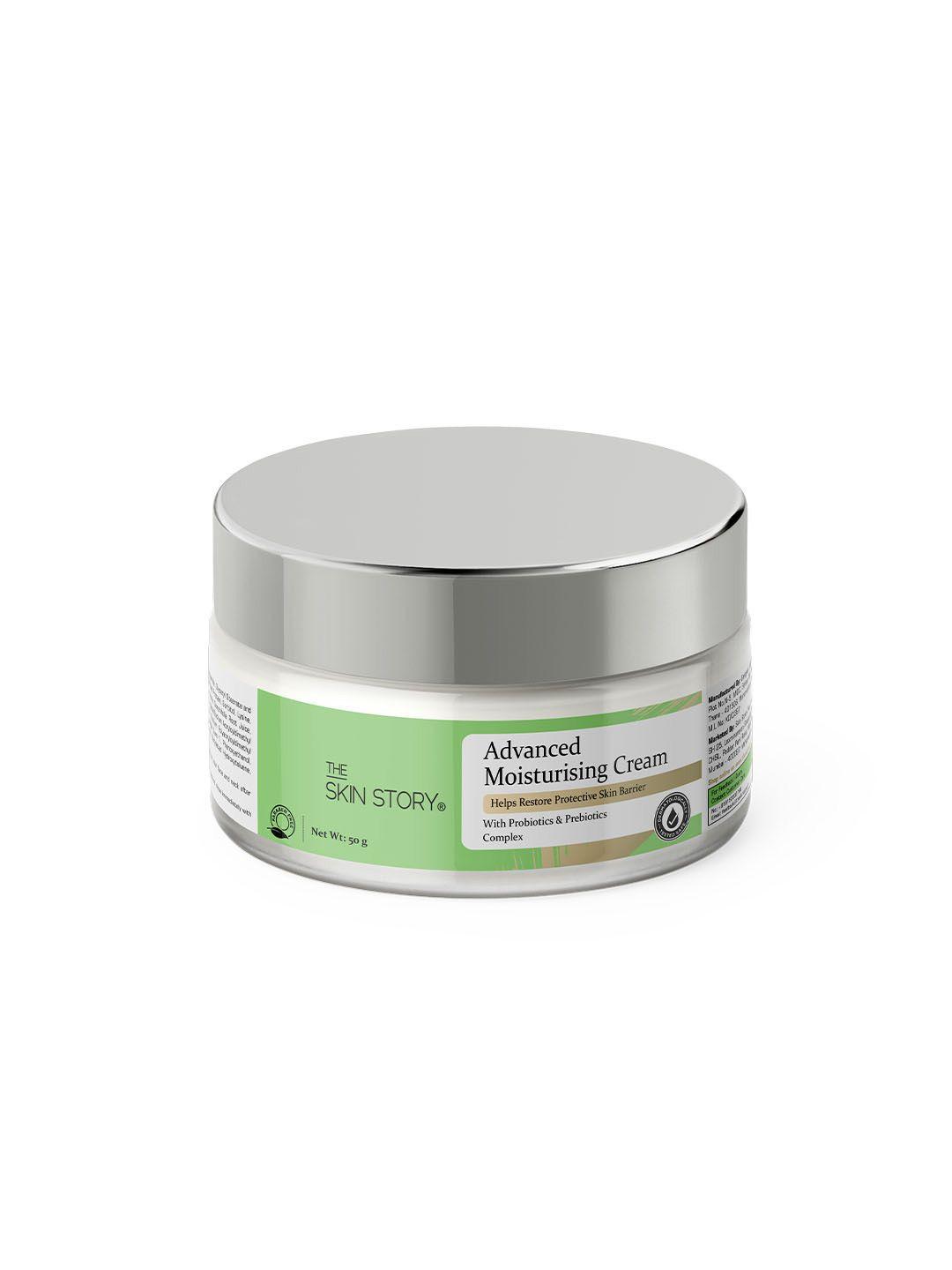 the skin story advanced moisturising cream with probiotics & prebiotics complex - 50g