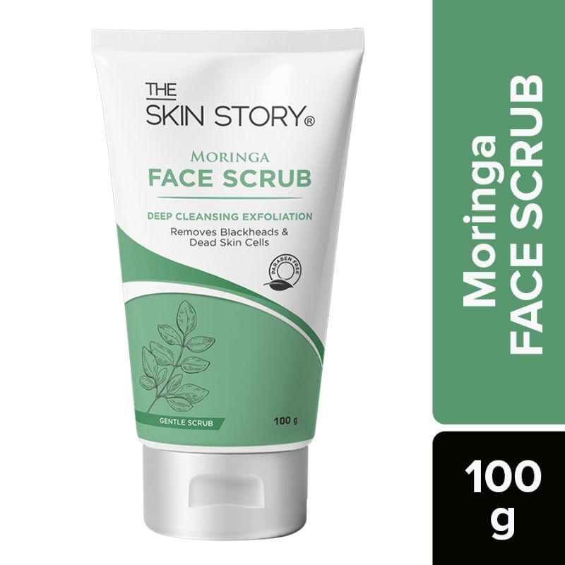the skin story moringa face gentle scrub