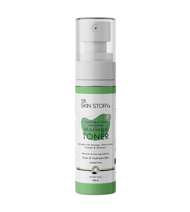 the skin story soothing & pore minimizing moringa toner - 100 ml
