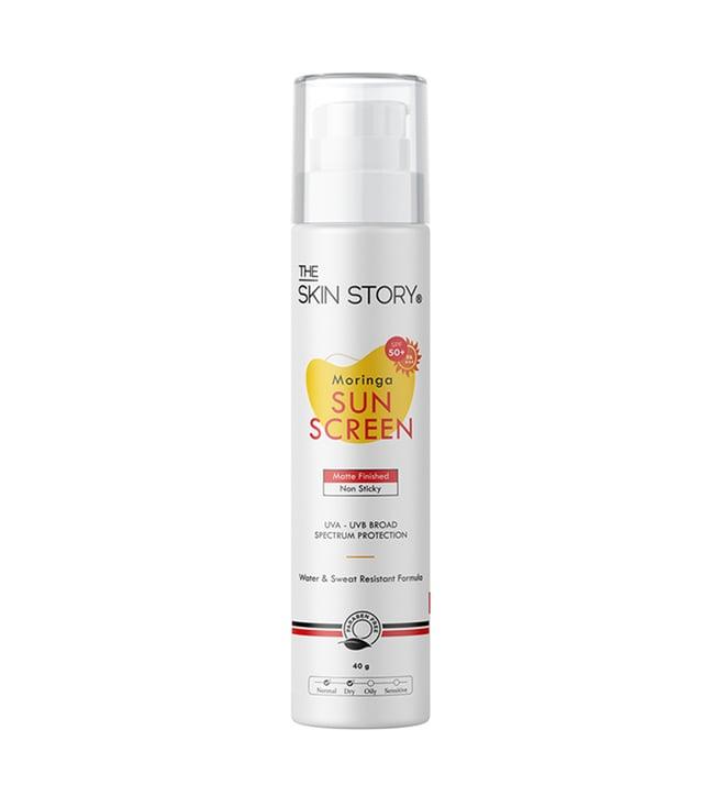 the skin story sunscreen moringa spf 50 - 40 gm