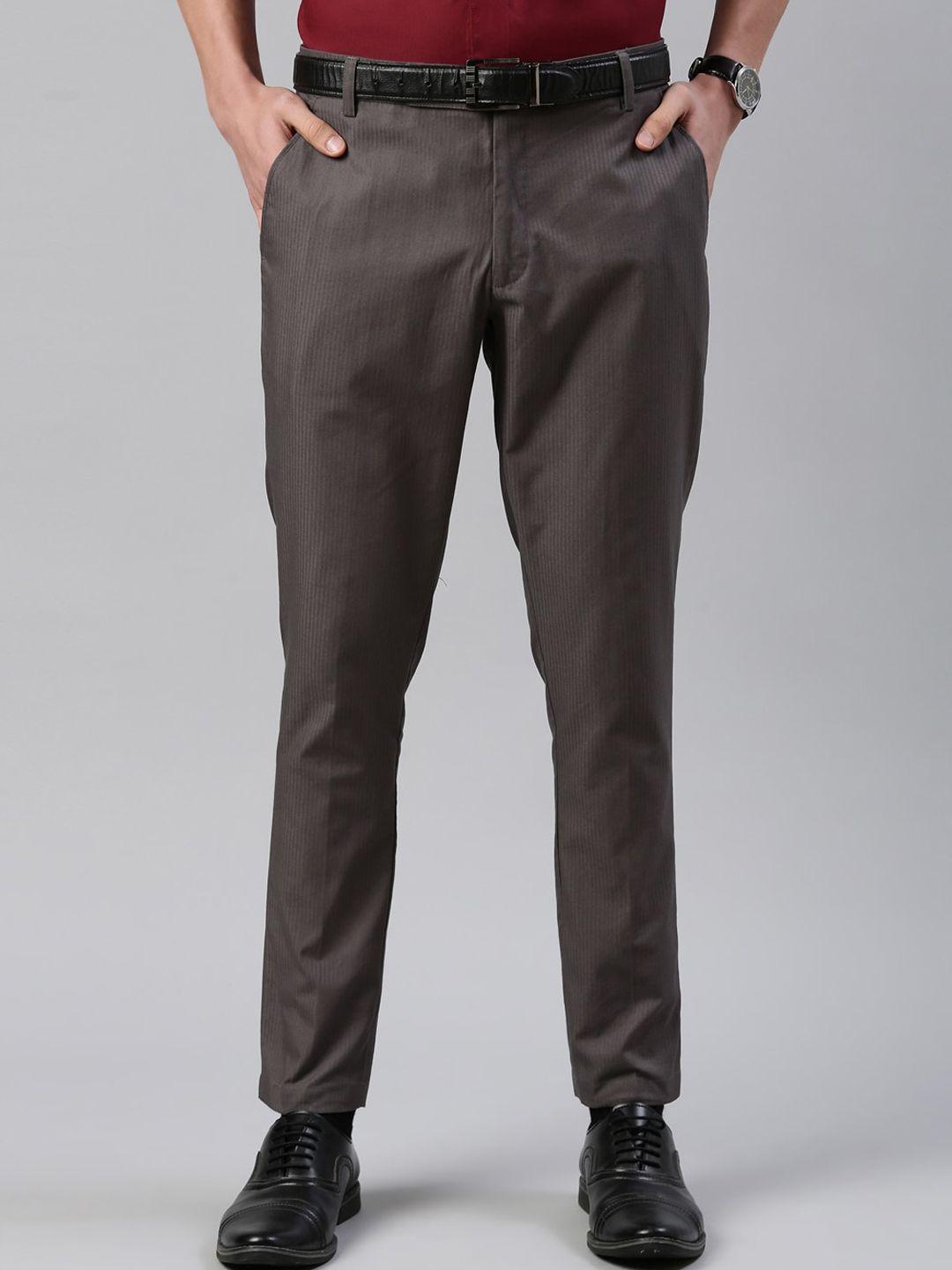 the soul patrol men striped smart formal trousers