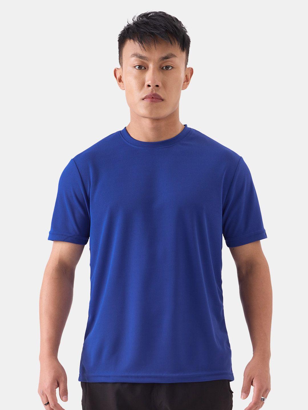 the souled store blue running sports t-shirt