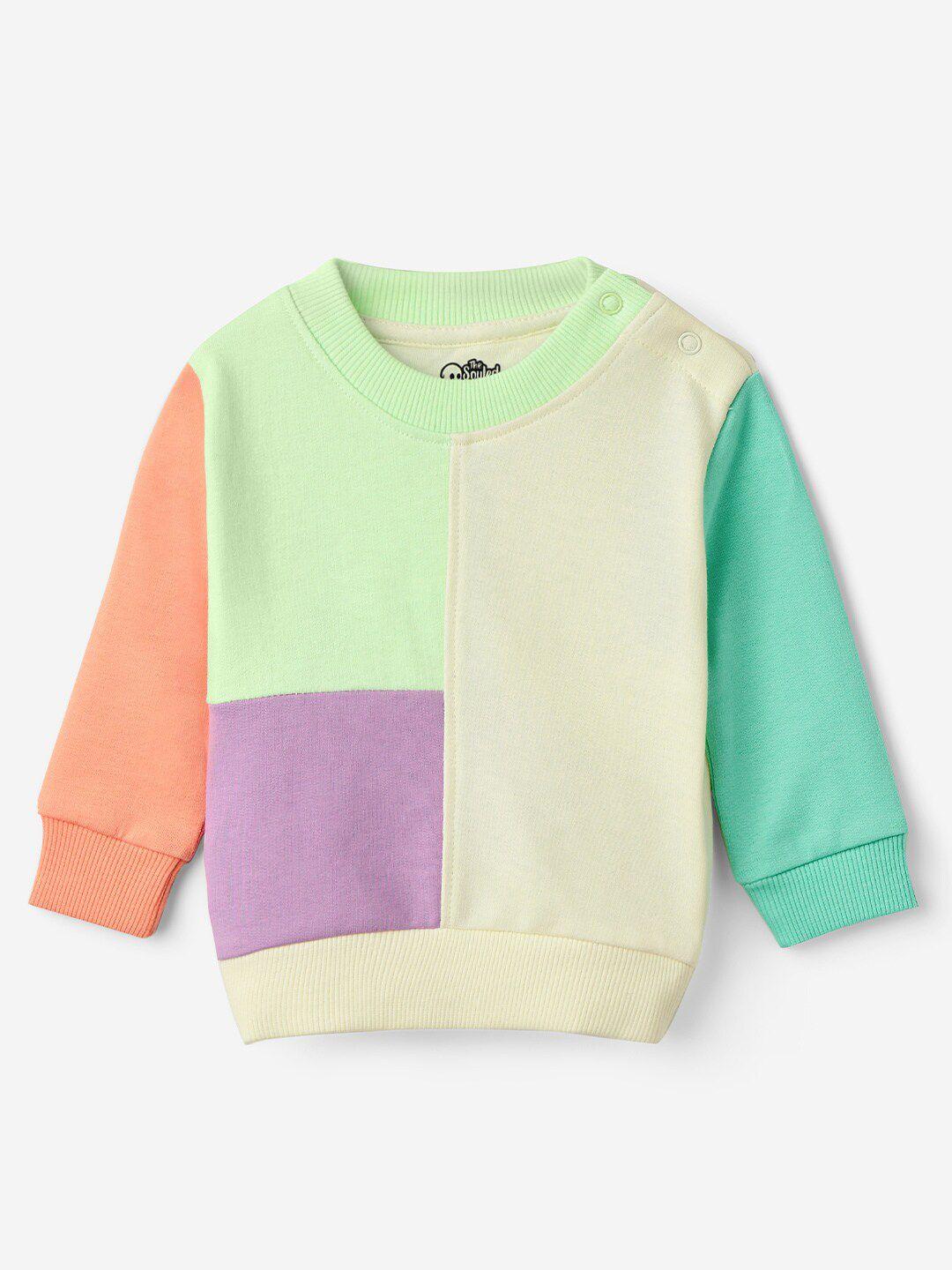 the souled store boys multicoloured colourblocked sweatshirt