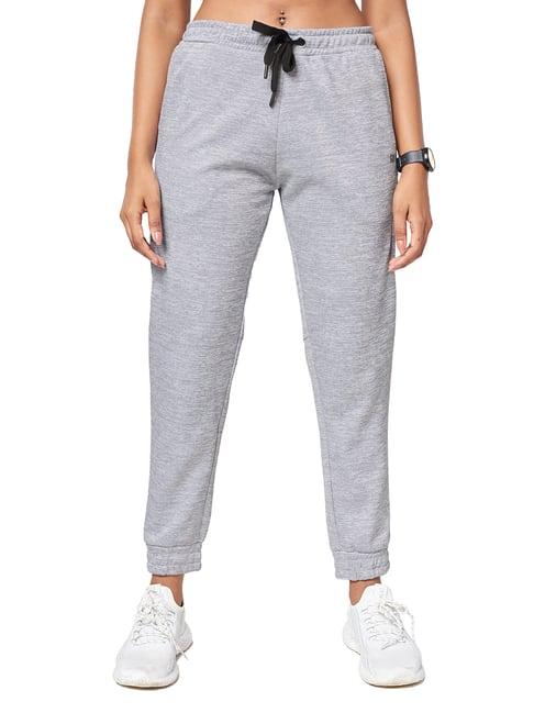 the souled store grey mid rise regular fit joggers