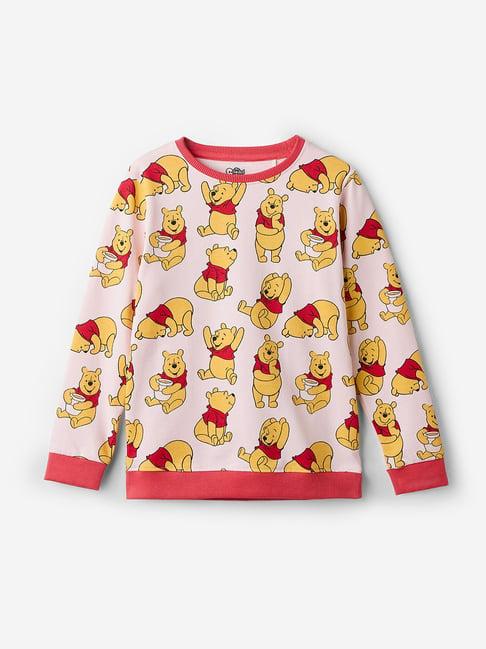 the souled store kids multicolor printed full sleeves sweatshirt