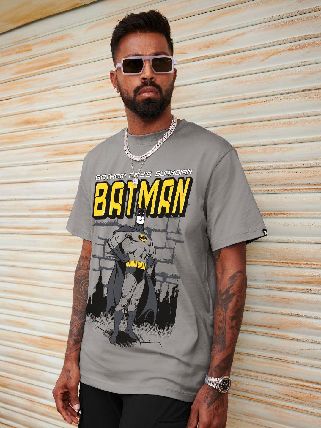 the souled store men batman printed pure cotton t-shirt