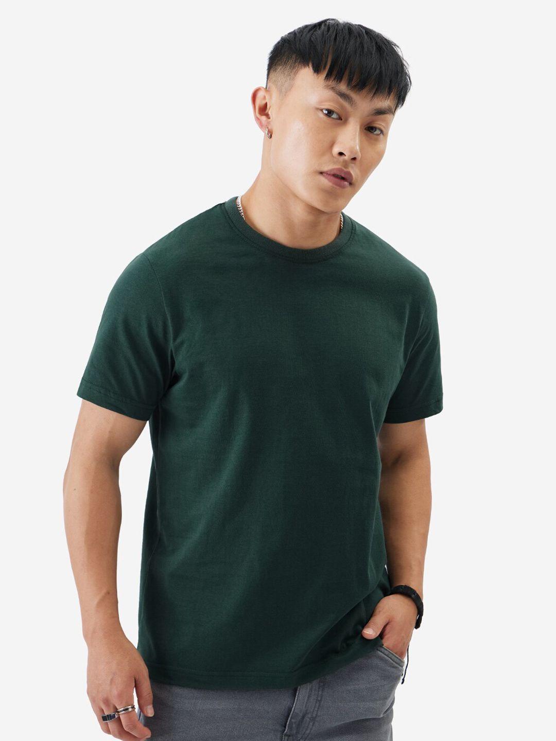 the souled store men green t-shirt
