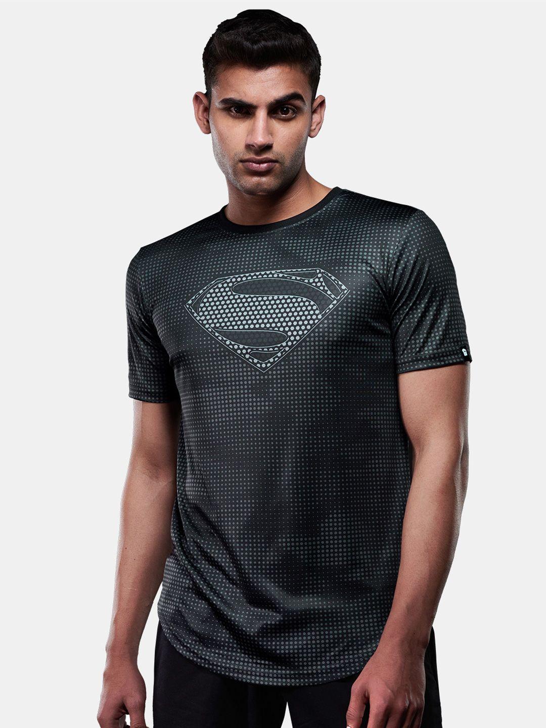 the souled store men grey superman printed t-shirt