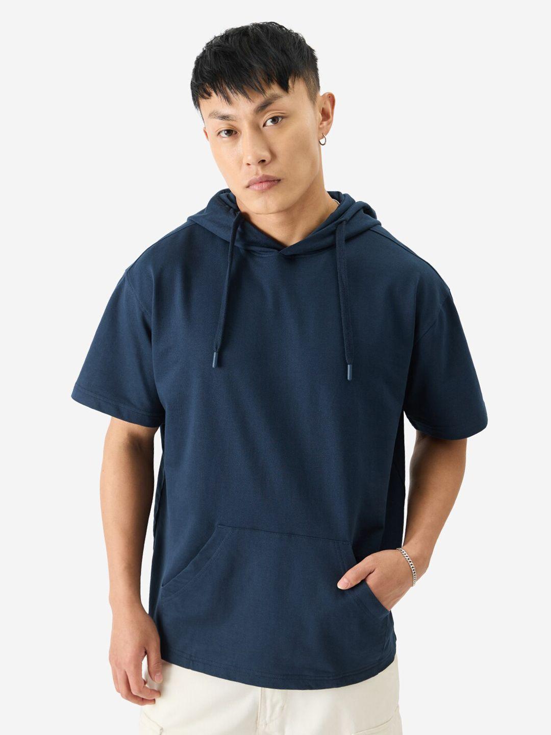 the souled store men hooded pockets t-shirt