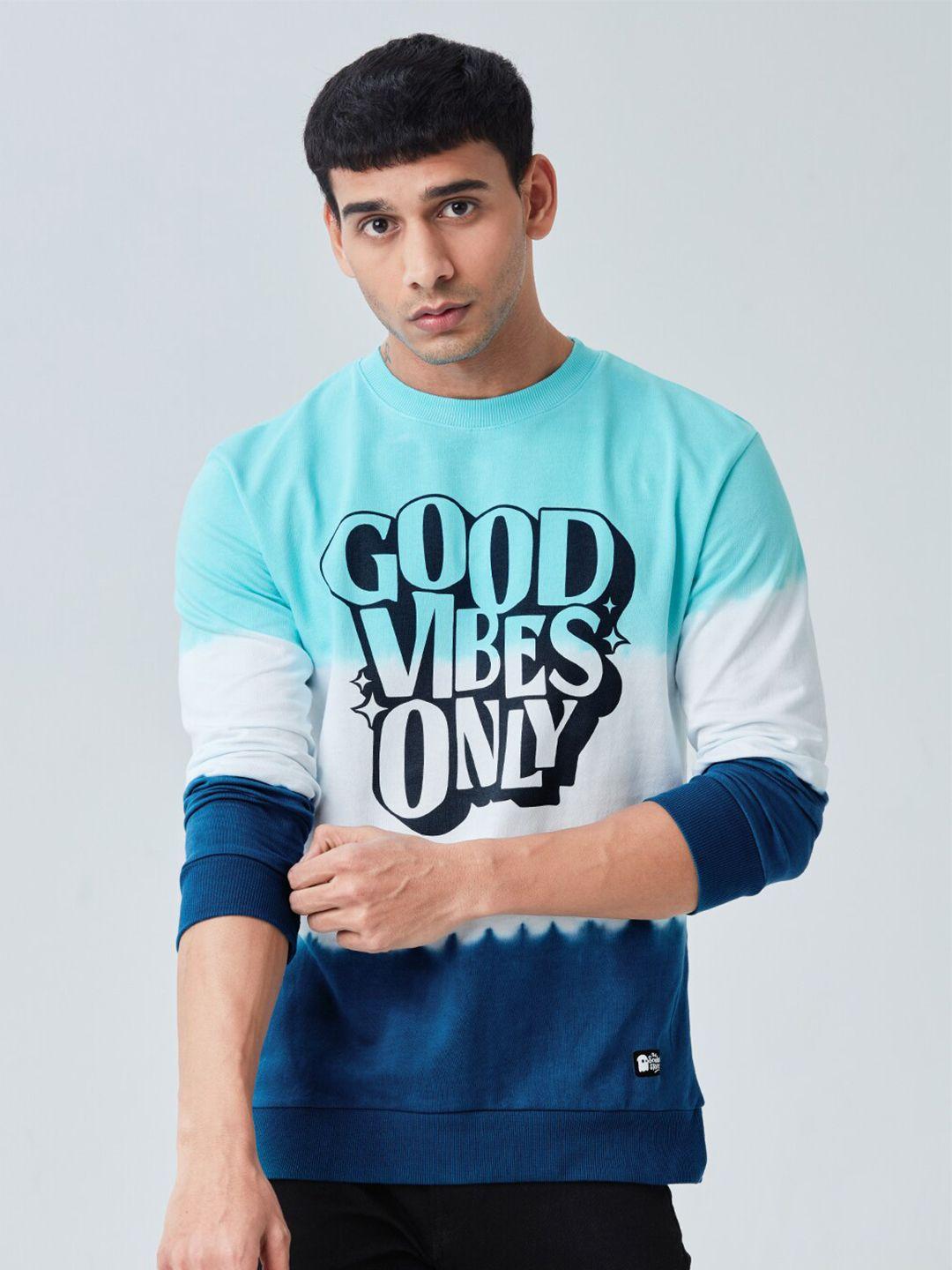 the souled store men multicoloured printed sweatshirt