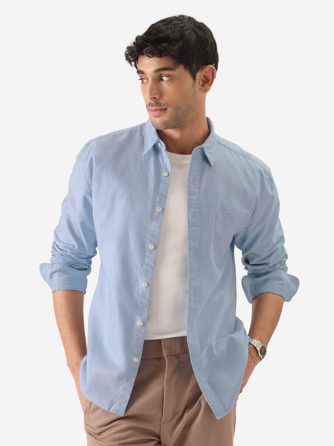 the souled store men opaque casual shirt