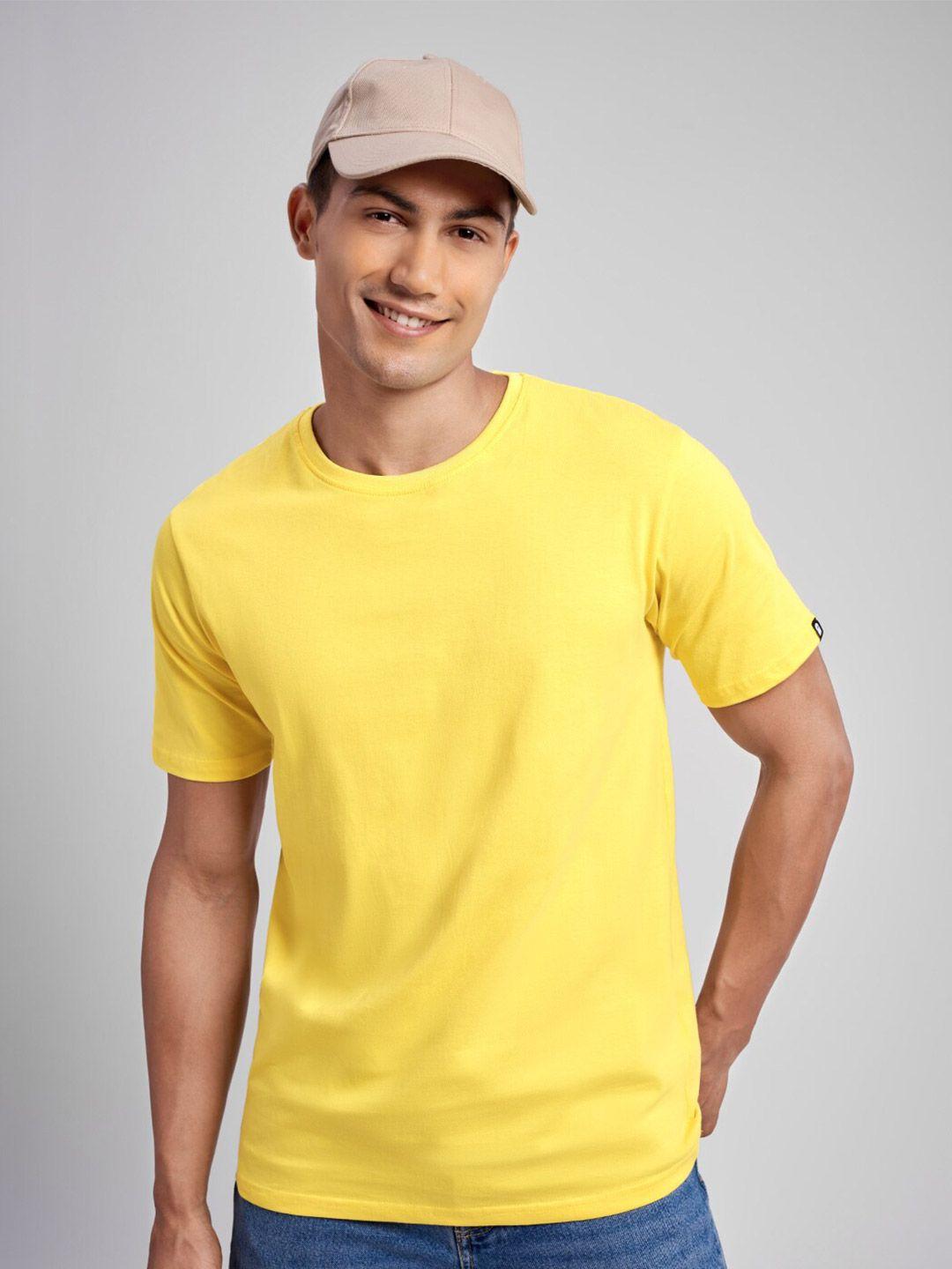 the souled store men yellow t-shirt