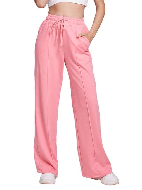 the souled store pink regular fit pants