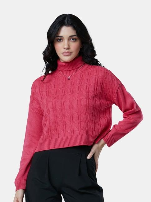 the souled store pink sweater