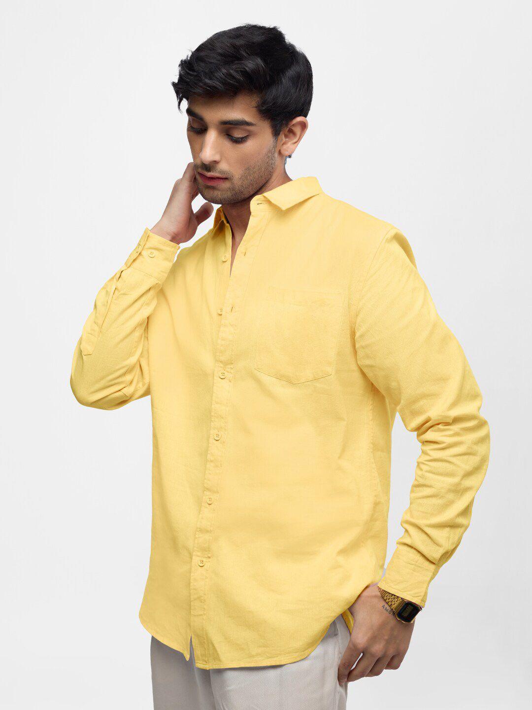 the souled store relaxed pure cotton casual shirt