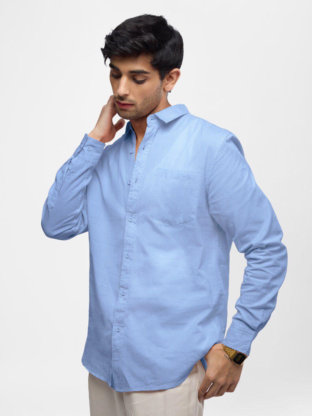 the souled store relaxed spread collar pure cotton casual shirt