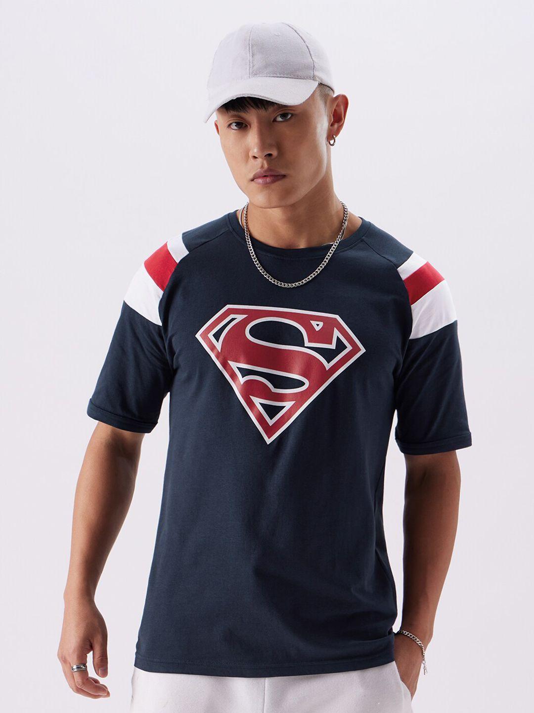 the souled store superman printed cotton t-shirt