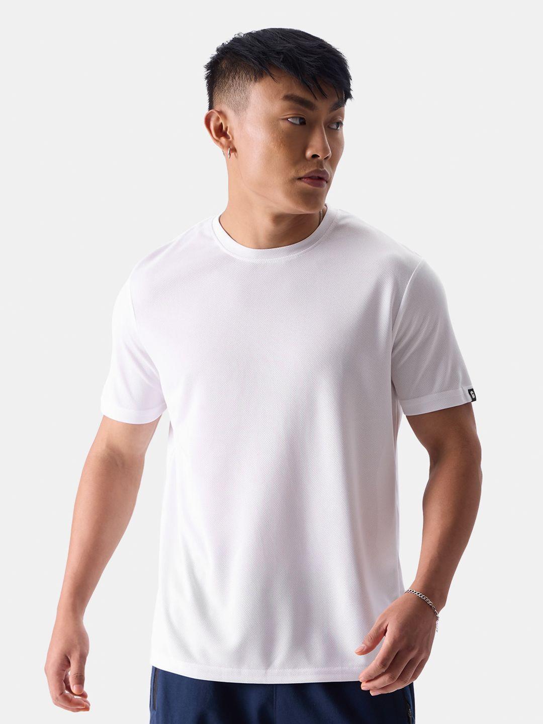 the souled store white round neck t-shirt