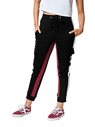 the souled store women's regular fit joggers (169356_black_small)