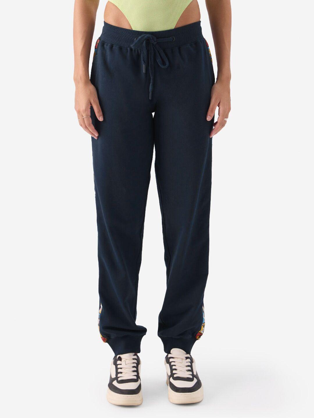 the souled store women looney tunes: best of 90's pure cotton mid-rise joggers