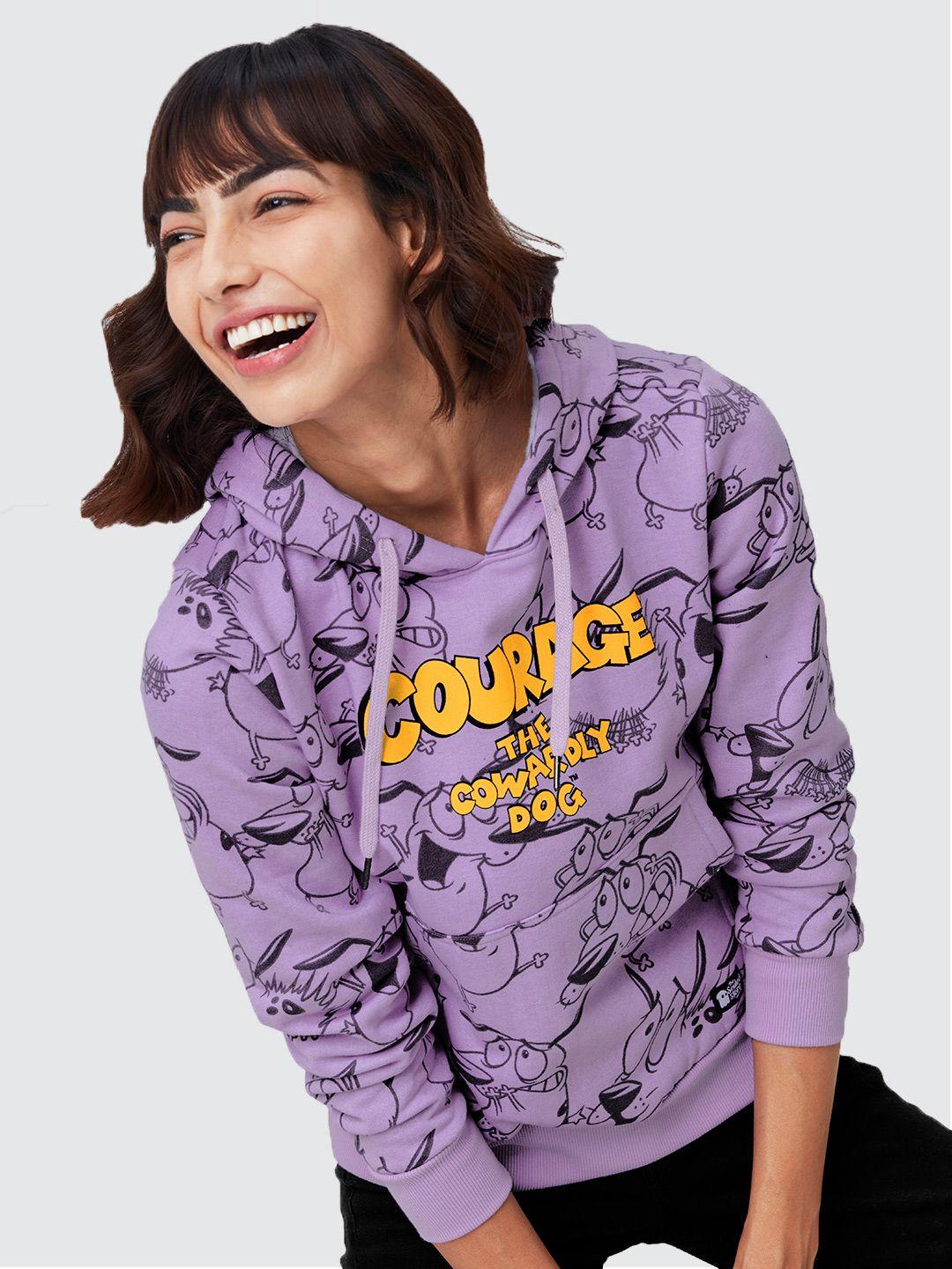 the souled store women purple bomber jacket