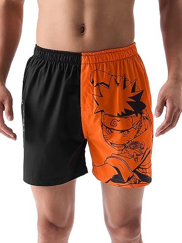 the souled storeofficialmennaruto: attack shorts sweatshorts men's sweat shorts athletic lounge gym running workout french terry cotton drawstring elastic waist casual comfortable breathable