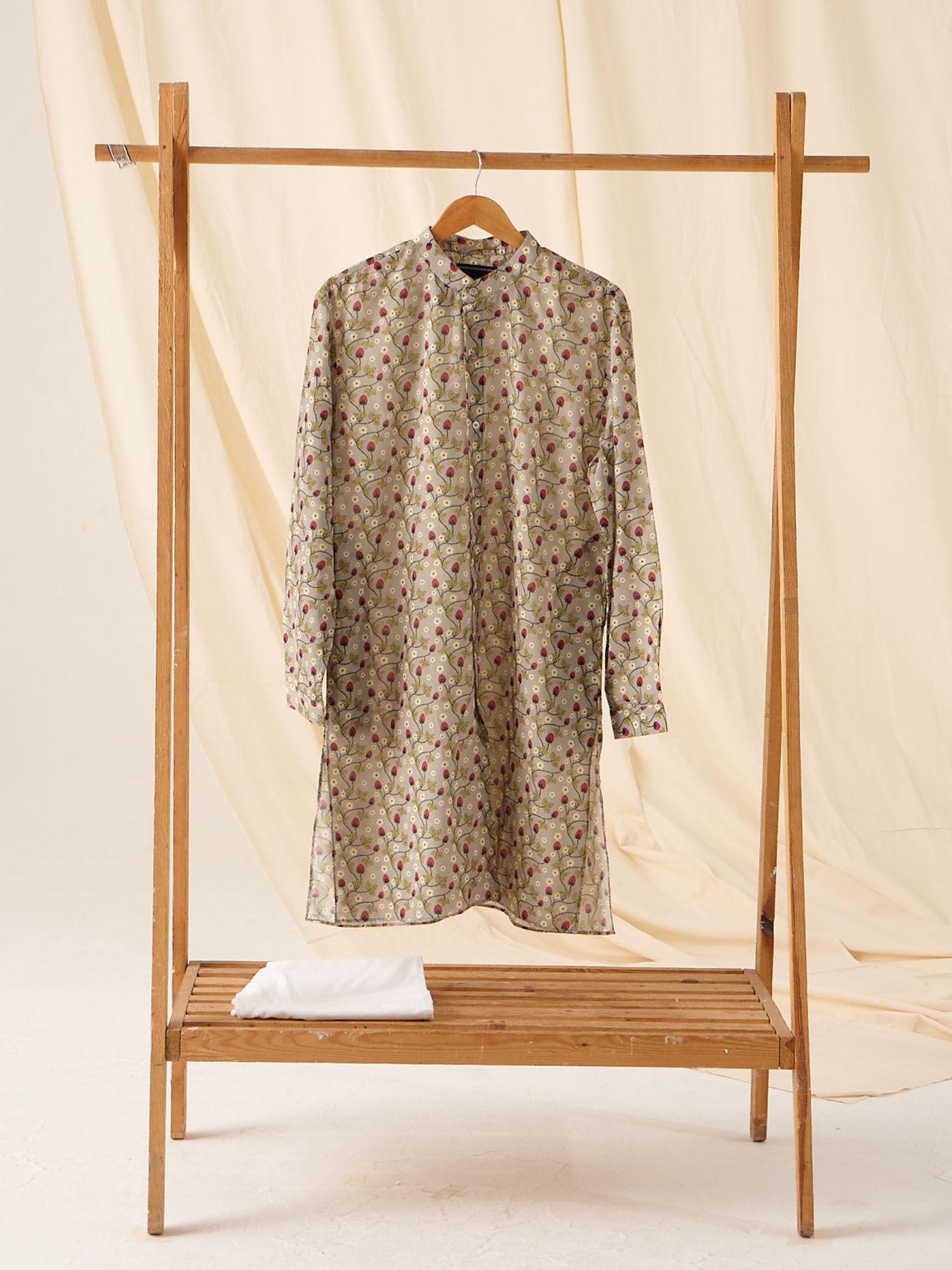 the strawberry fields cotton kurta pyjama set (set of 2)
