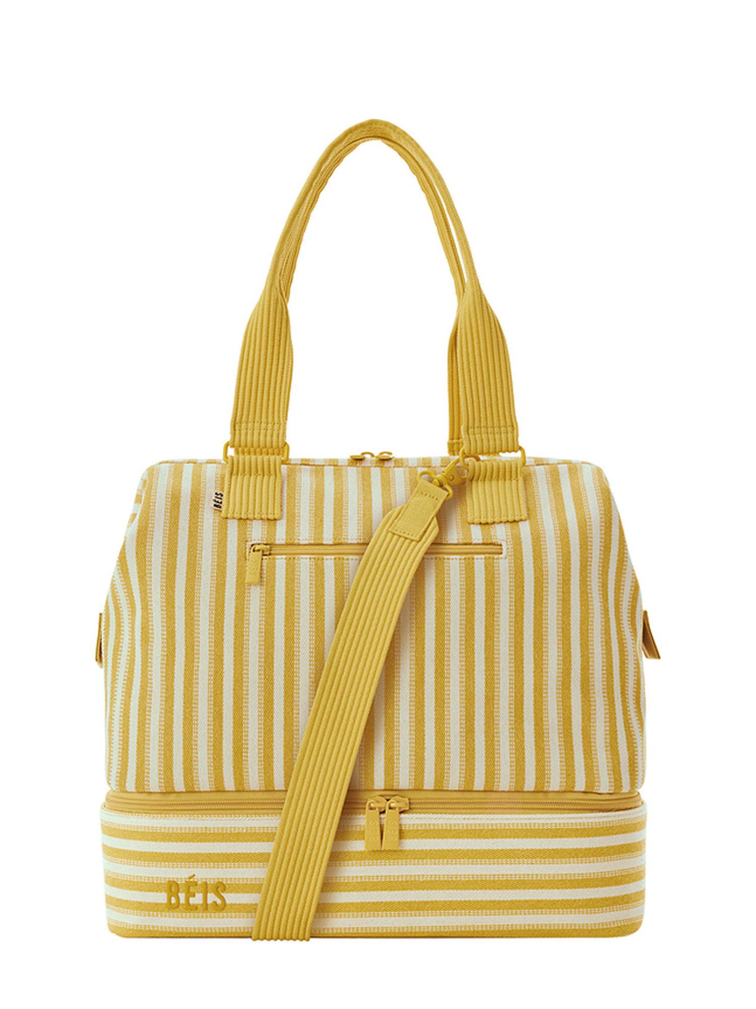 the summer stripe mini weekend bag