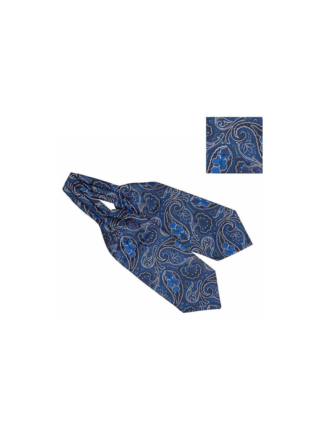 the tie hub men blue printed accessory gift set